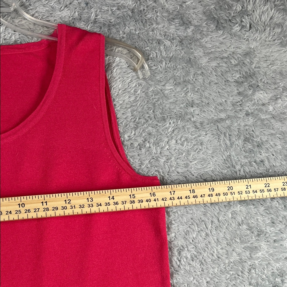 Talbots Vibrant Pink Tank Top - Picture 6 of 6